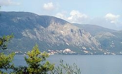 Korfu - Blick über die Bucht von Dassia